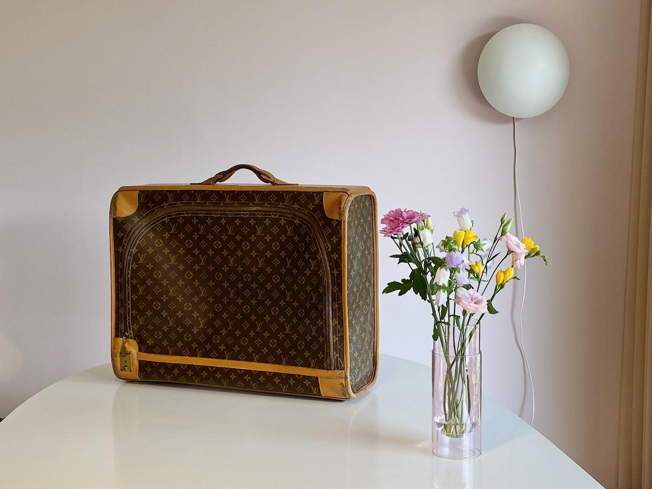 Vintage Louis Vuitton Monogram Overnight Case Trunk Luggage, circa 1980 For Sale 5