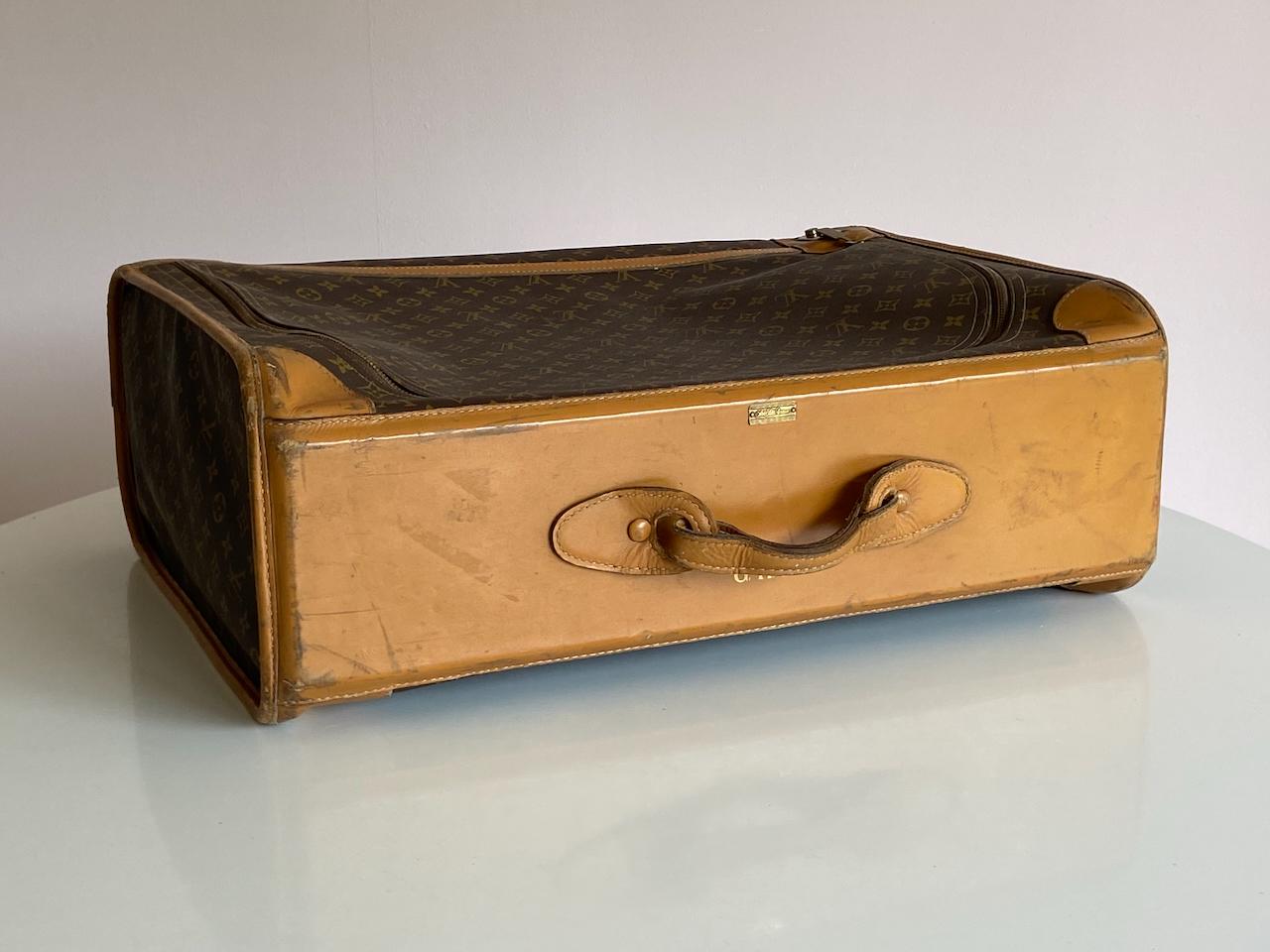 Vintage Louis Vuitton Monogram Overnight Case Trunk Luggage, circa 1980 For Sale 1