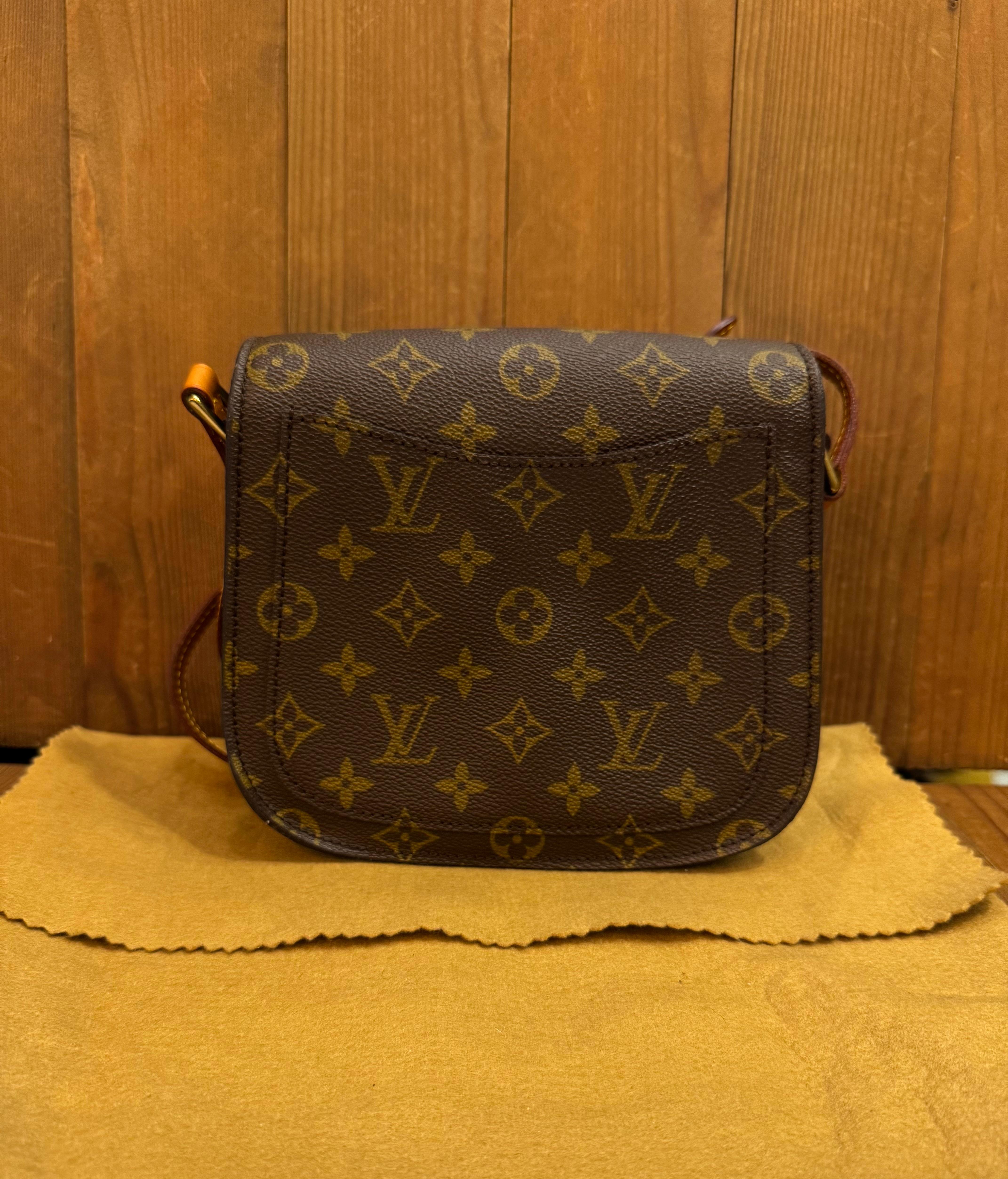 Marron Sac à main vintage LOUIS VUITTON Monogram Saint Cloud MM en vente