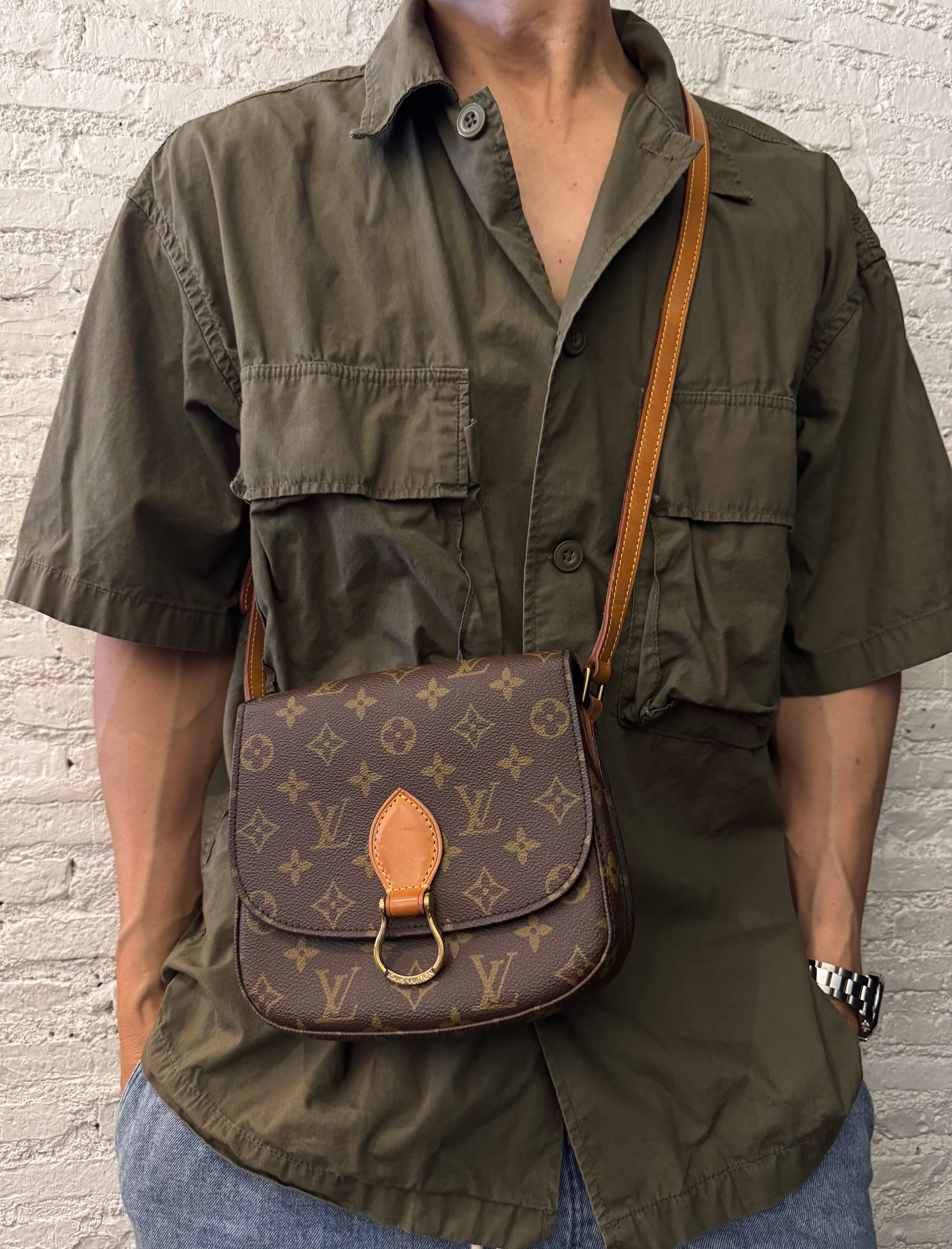 Sac à main vintage LOUIS VUITTON Monogram Saint Cloud MM en vente 2