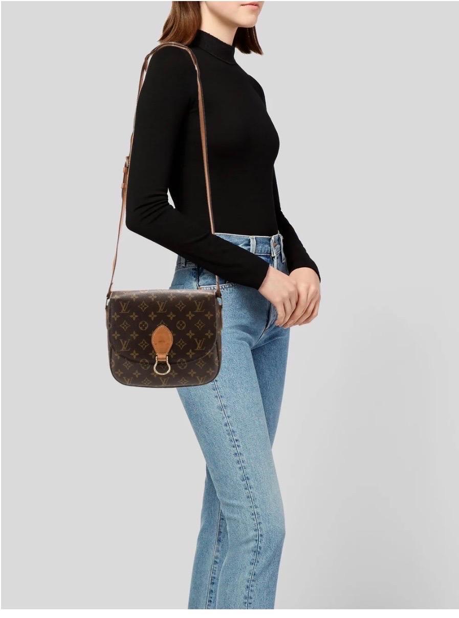 Women's Vintage Louis Vuitton  Monogram Saint Cloud GM, Authentic Pre-Owned, Crossbody
