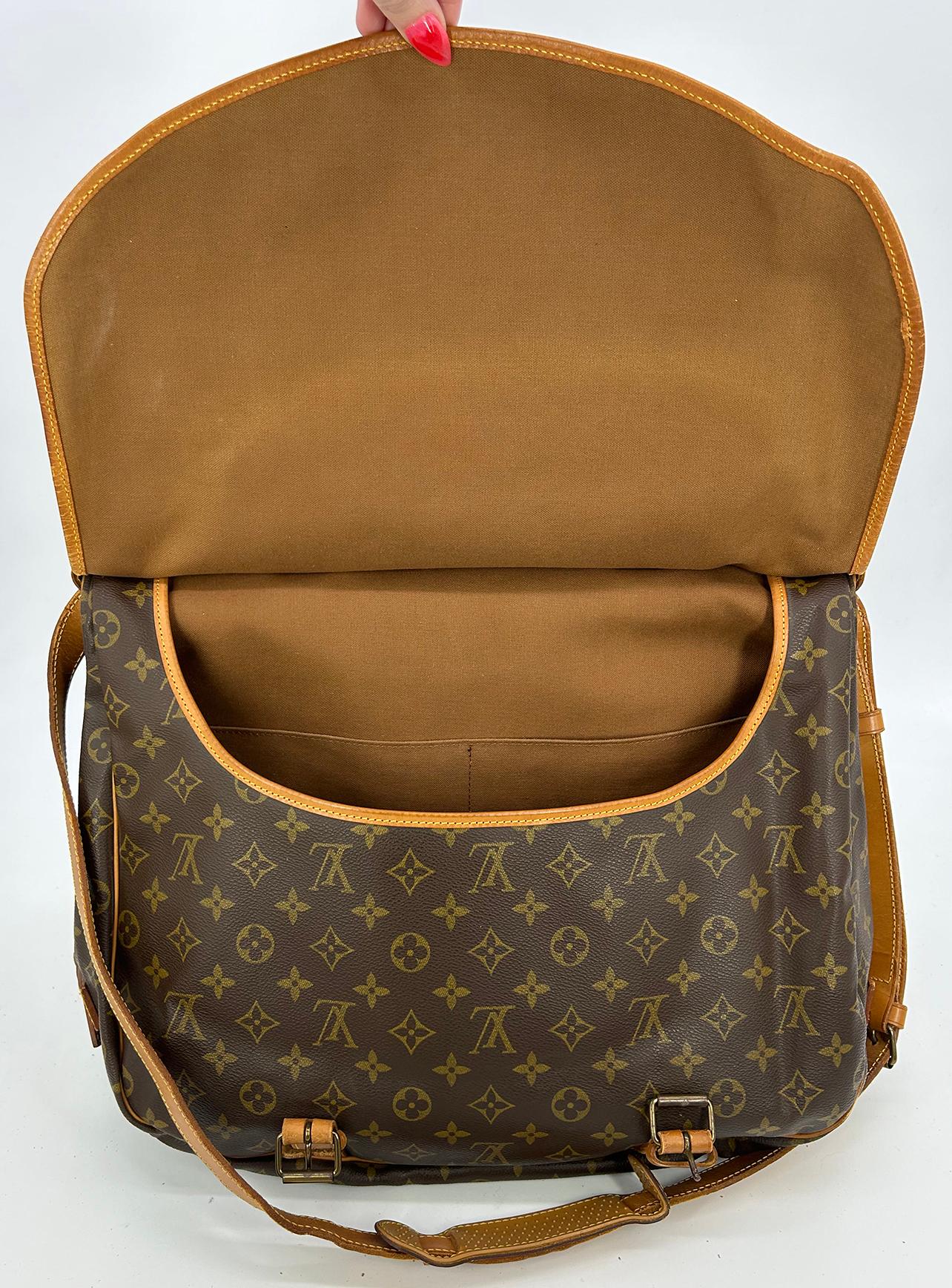 Vintage Louis Vuitton Monogram Samur 43 Messenger Shoulder Bag For Sale 8