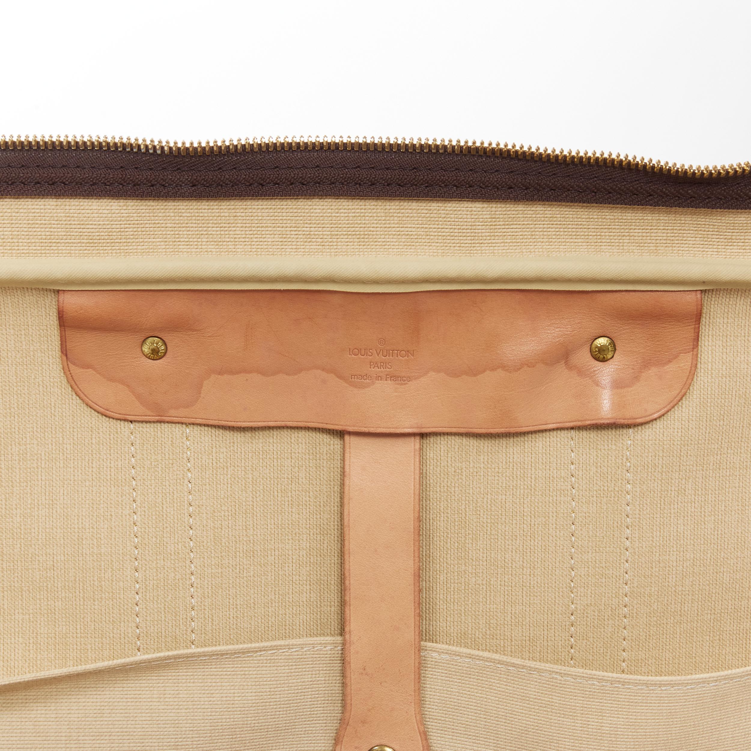 vintage LOUIS VUITTON Monogram Sirius 70 coated canvas LV rolled handle luggage 3