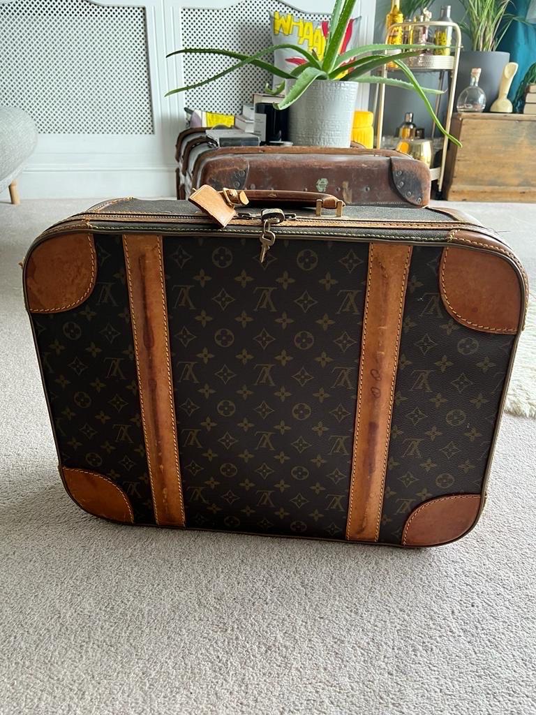 Vintage Louis Vuitton monogram Stratos suitcase For Sale 3