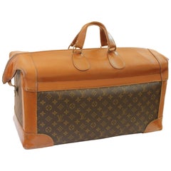 Vintage Louis Vuitton Monogram Travel Bag Steamer Keepall Doctors Bag Rare 70s 