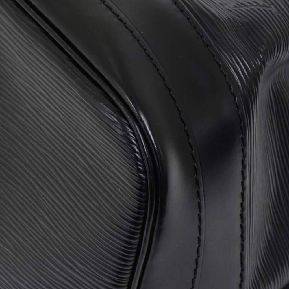 Vintage Louis Vuitton Noe Large Black Epi Leather Shoulder Bag 2