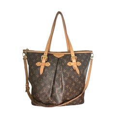 Vintage Louis Vuitton Palermo GM Tote Reißverschluss Monogramm Segeltuch 2010 Vintage Louis Vuitton Palermo GM Tote Reißverschluss Monogramm Segeltuch 2010