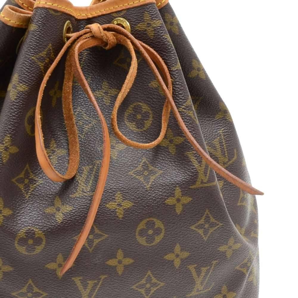 Vintage Louis Vuitton Petit Noe Monogram Canvas Shoulder Bag 2