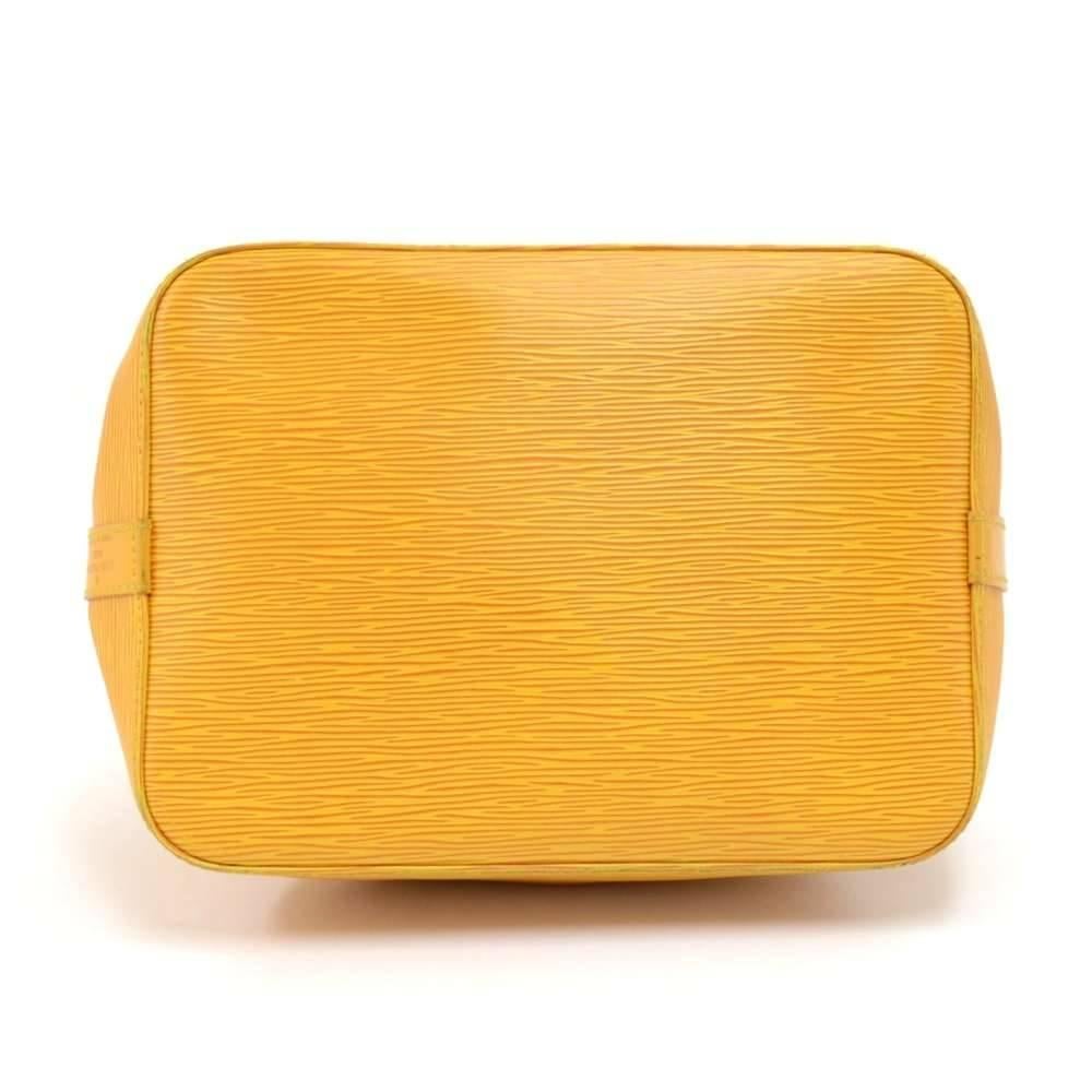 Vintage Louis Vuitton Petit Noe Yellow Epi Leather Shoulder Bag  1
