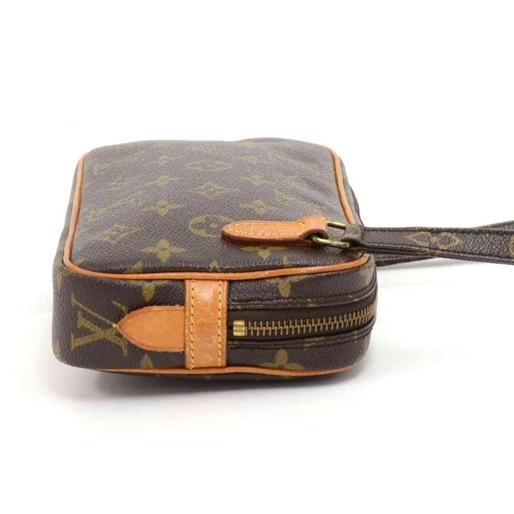 Black Louis Vuitton Vintage Pochette Marly Bandouliere Monogram Canvas Shoulder Bag