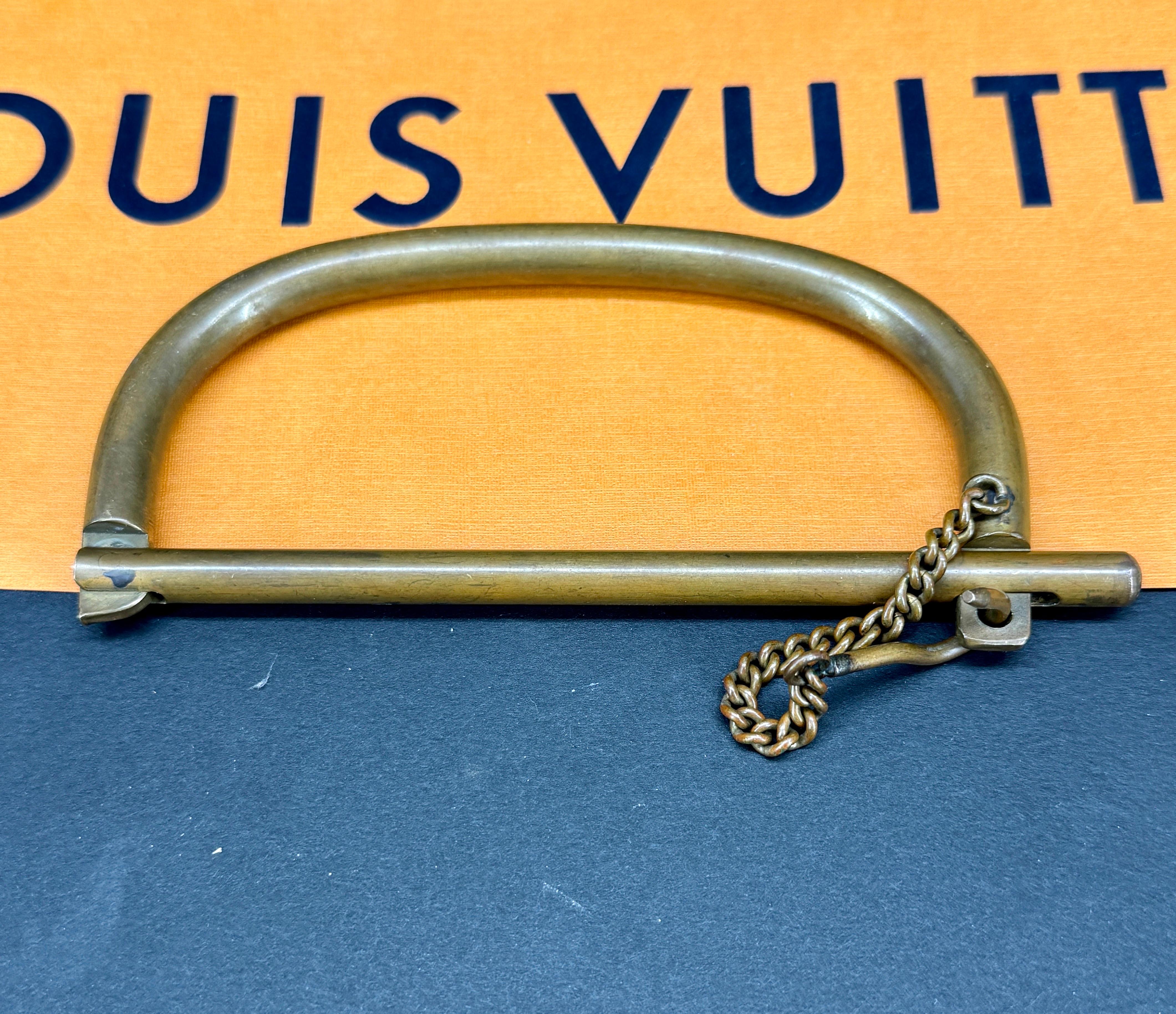Vintage Louis Vuitton Sac Marin Duffle Bag Brass Handle Hardware  5