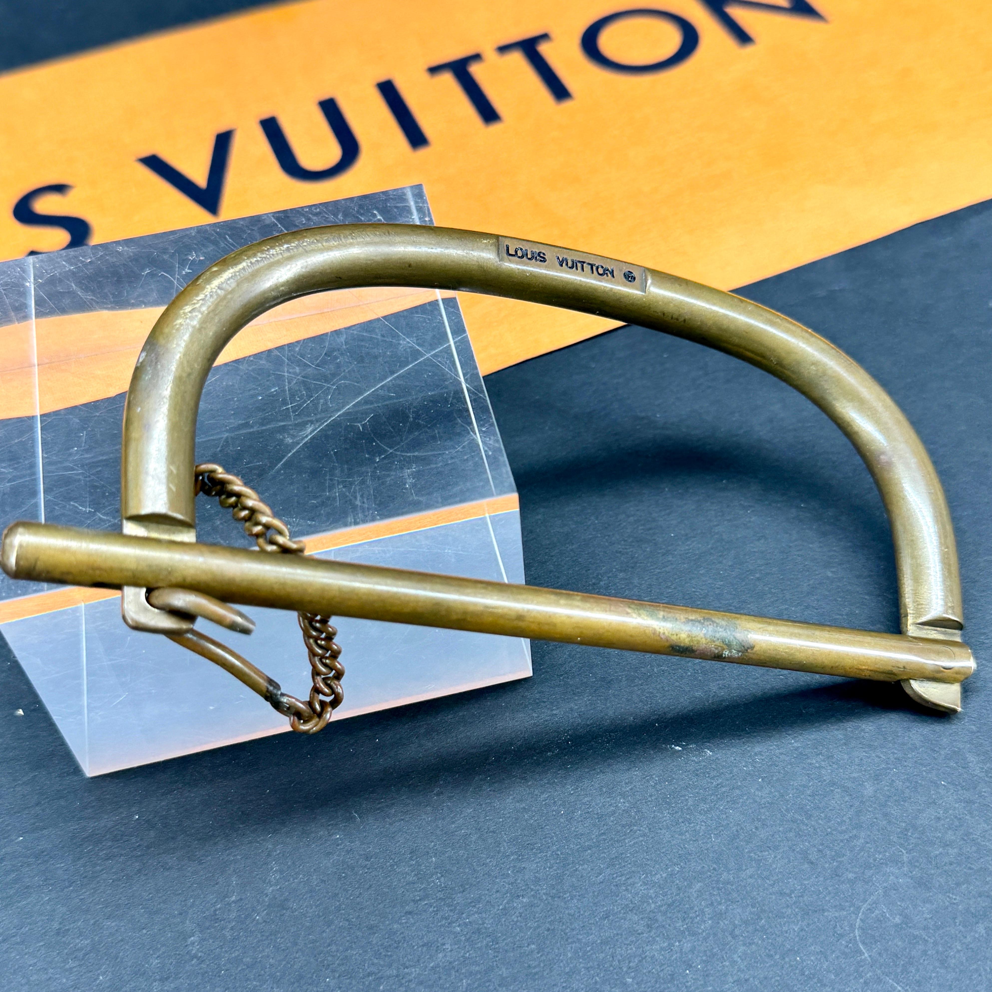 Vintage Louis Vuitton Sac Marin Duffle Bag Brass Handle Hardware  6
