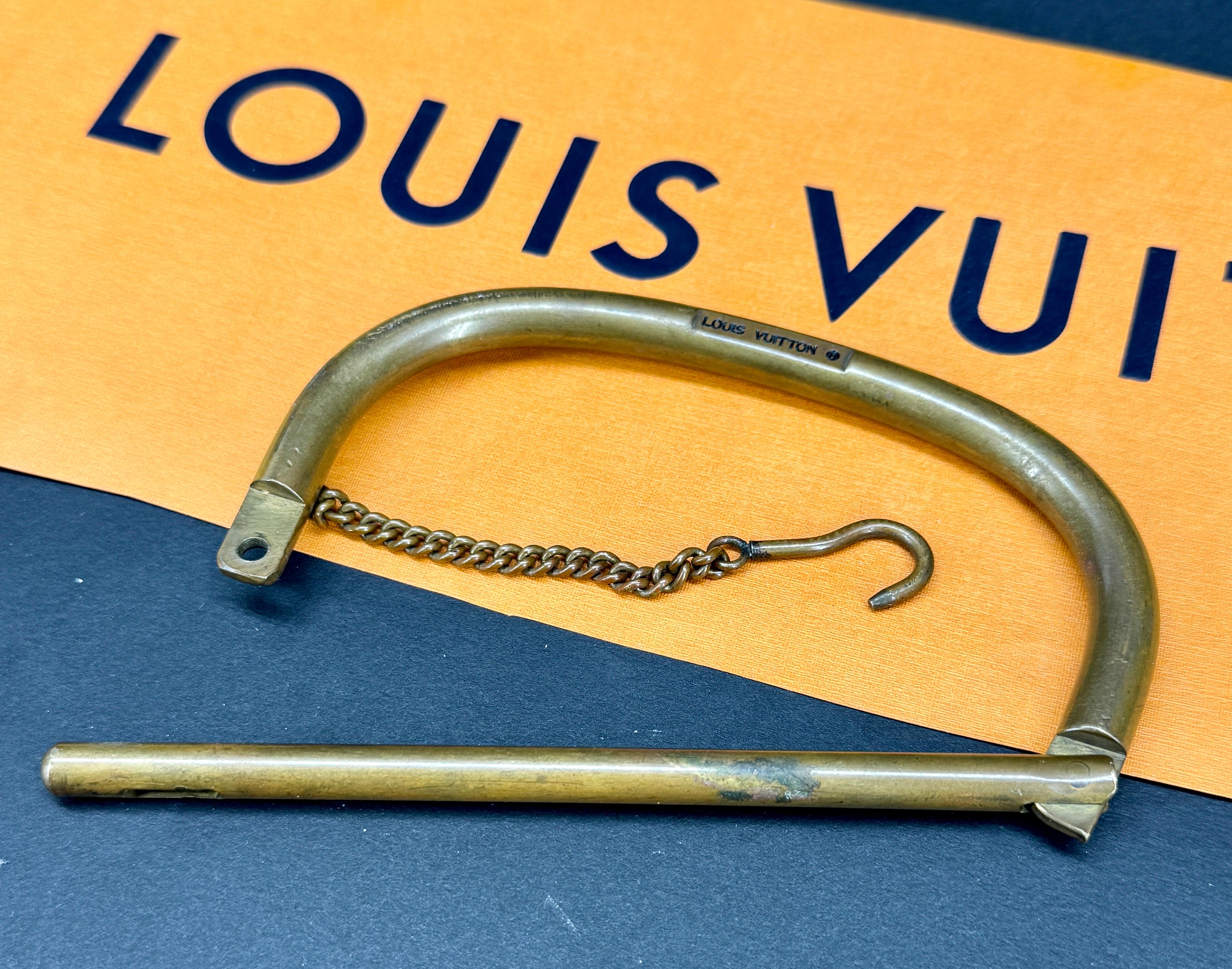 Vintage Louis Vuitton Sac Marin Duffle Bag Brass Handle Hardware  7