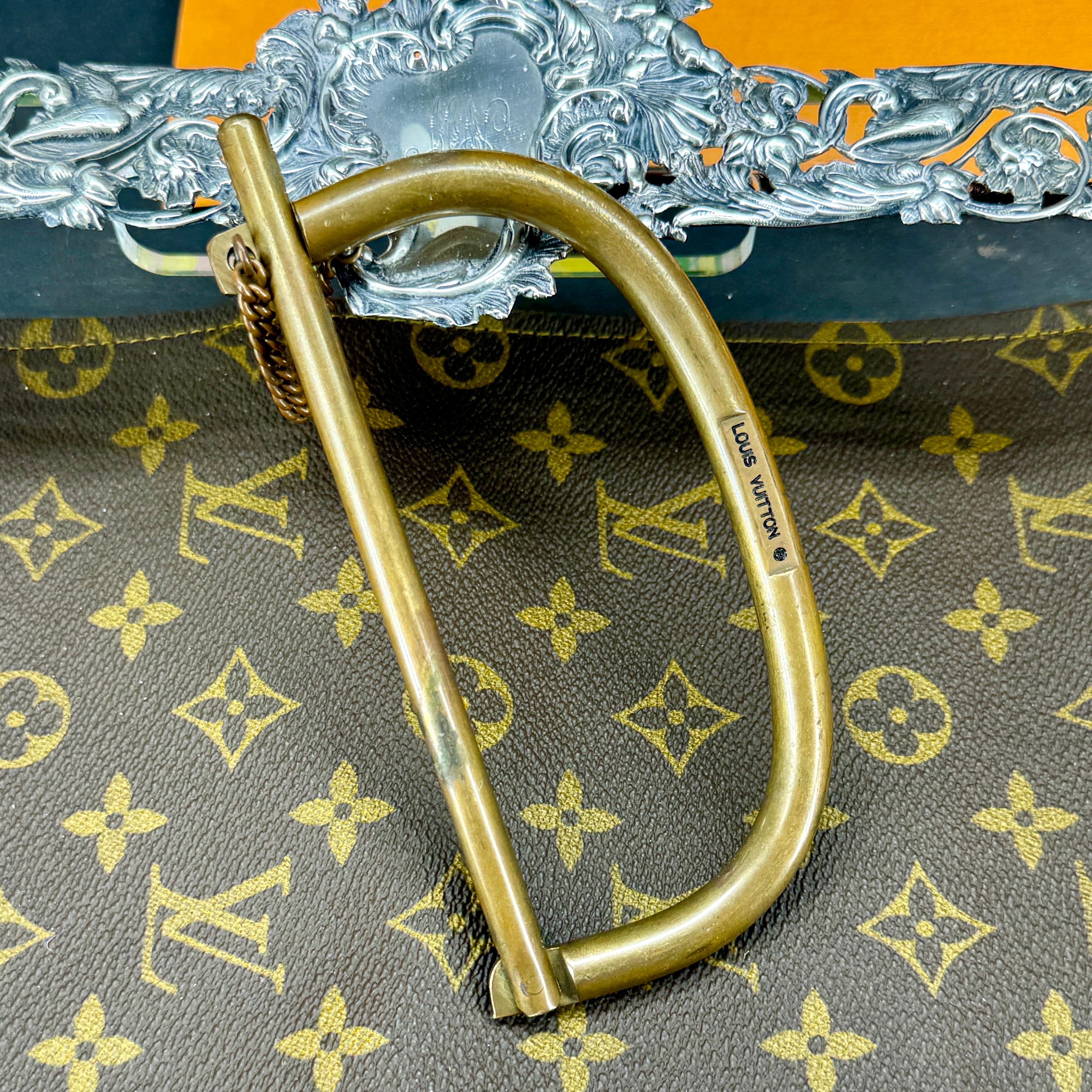 Vintage Louis Vuitton Sac Marin Duffle Bag Brass Handle Hardware  1