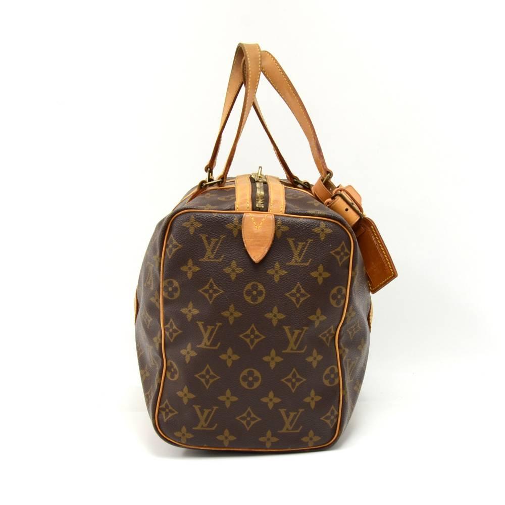 Vintage Louis Vuitton Sac Souple 35 Monogram Canvas Duffle Hand Bag In Good Condition In Fukuoka, Kyushu