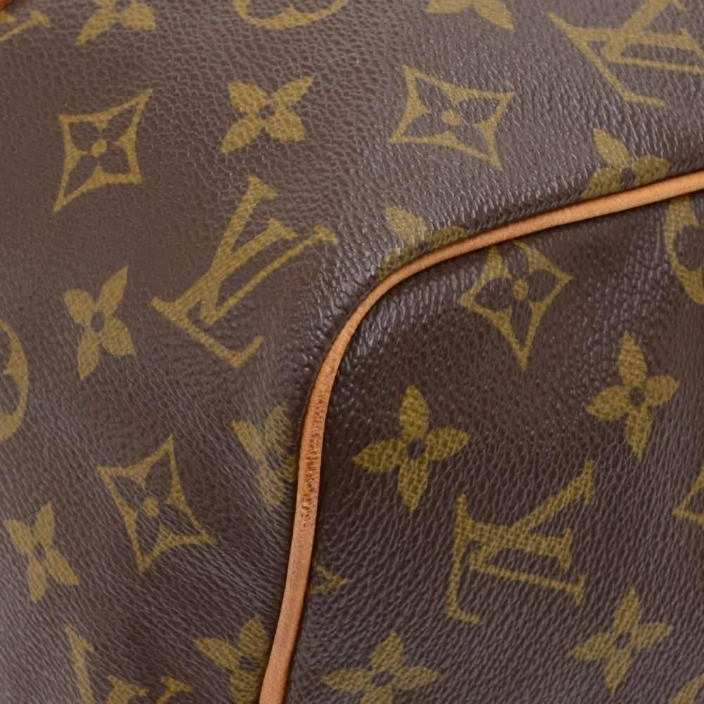 Vintage Louis Vuitton Sac Souple 35 Monogram Canvas Duffle Hand Bag 1