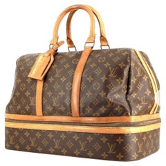 Vintage Louis Vuitton 'Sac Sport' monogram Boston bag