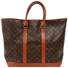 Vintage Louis Vuitton Sac Weekend GM Monogram Canvas XLarge Tote Bag