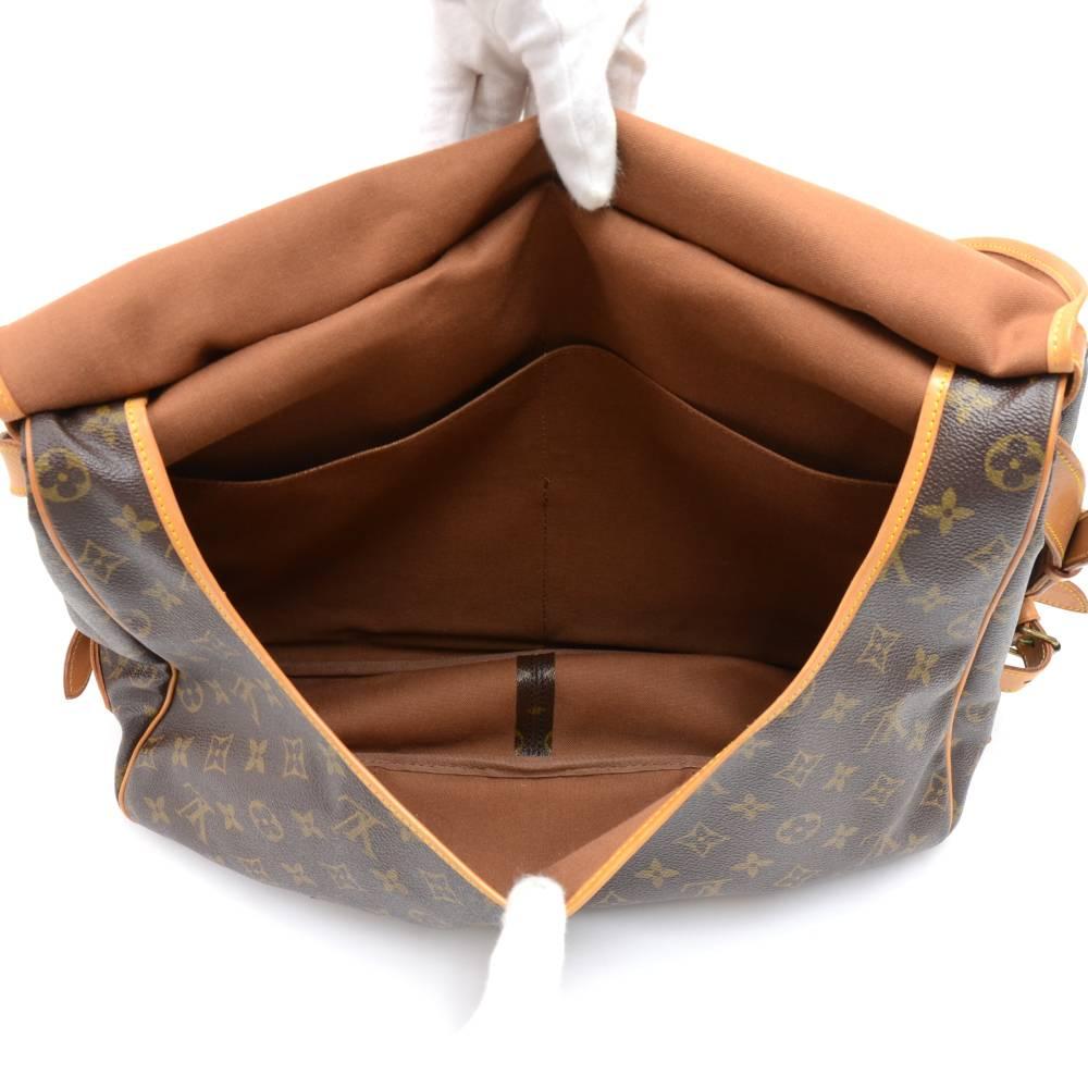 Louis Vuitton Vintage Saumur 43 XL Monogram Canvas Shoulder Bag  5