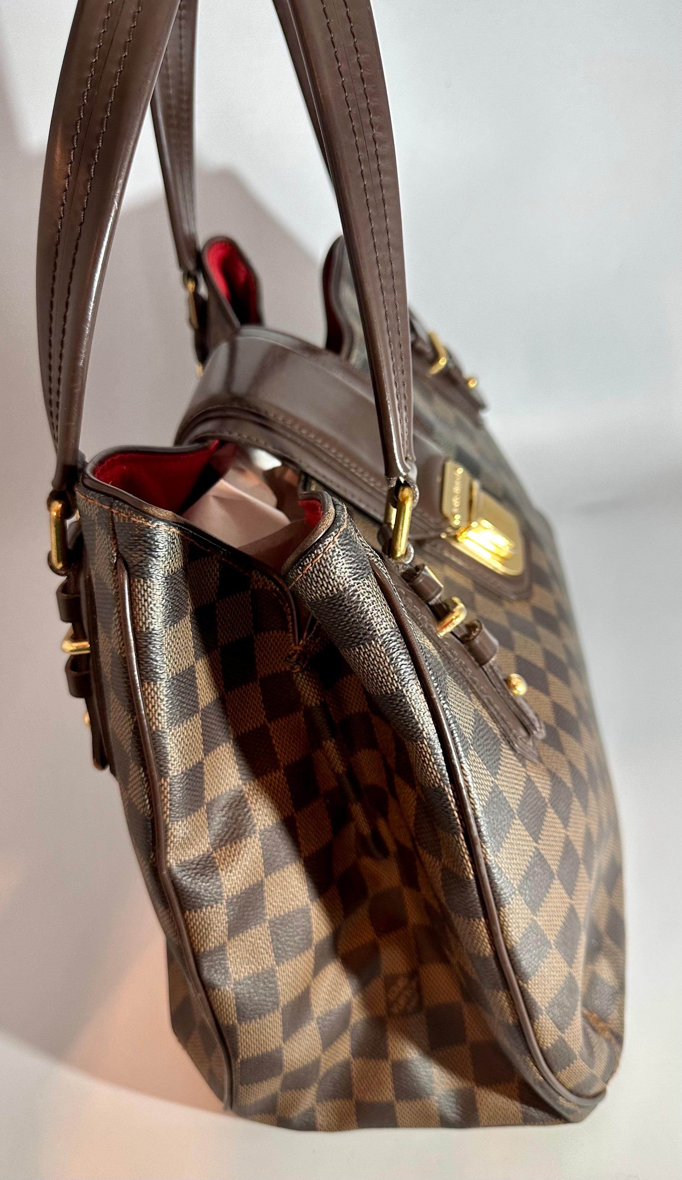 Vintage  Louis Vuitton Sistina Shoulder Bag Damier GM Handbag 5