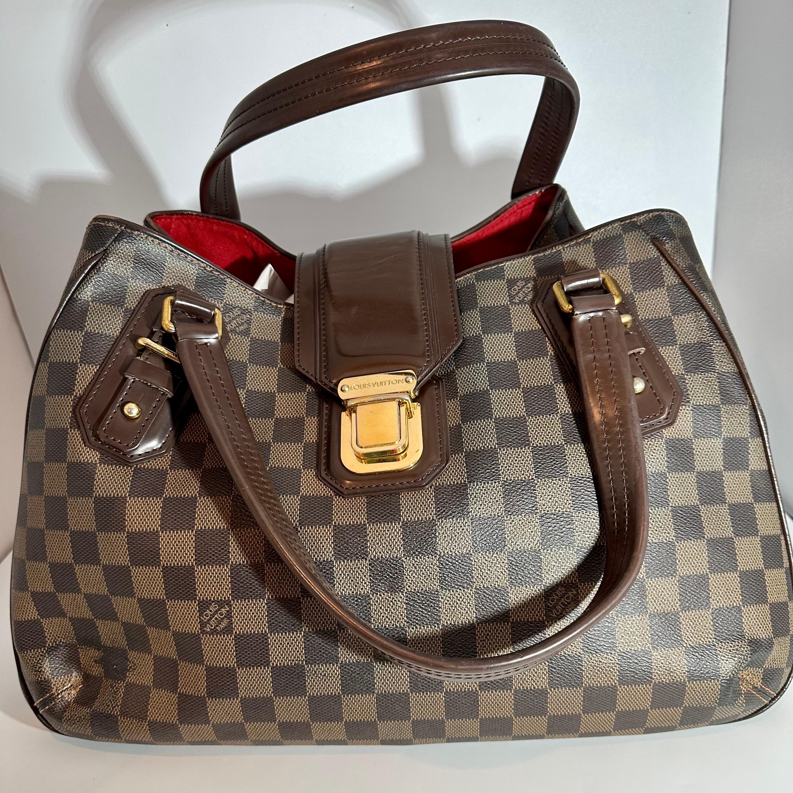 Vintage  Louis Vuitton Sistina Shoulder Bag Damier GM Handbag 6