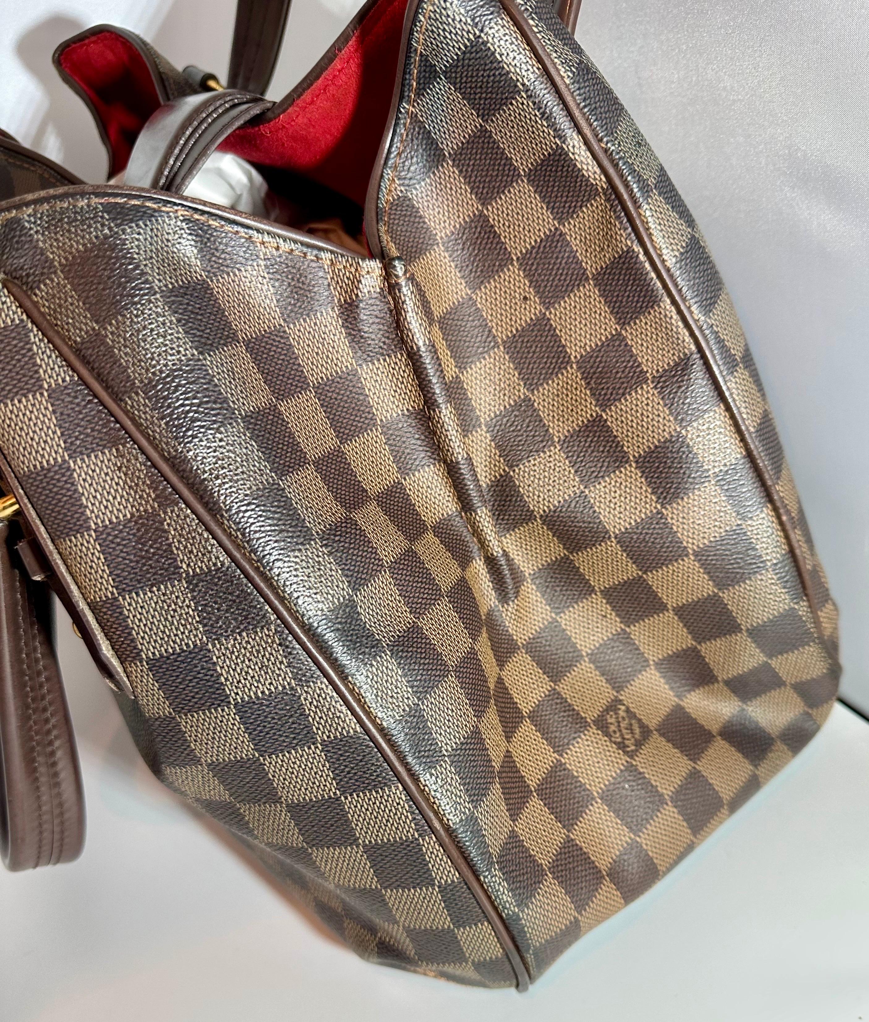 Vintage  Louis Vuitton Sistina Shoulder Bag Damier GM Handbag 1
