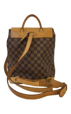 Vintage Louis Vuitton Soho Backpack in Damier Ebene (limited edition)