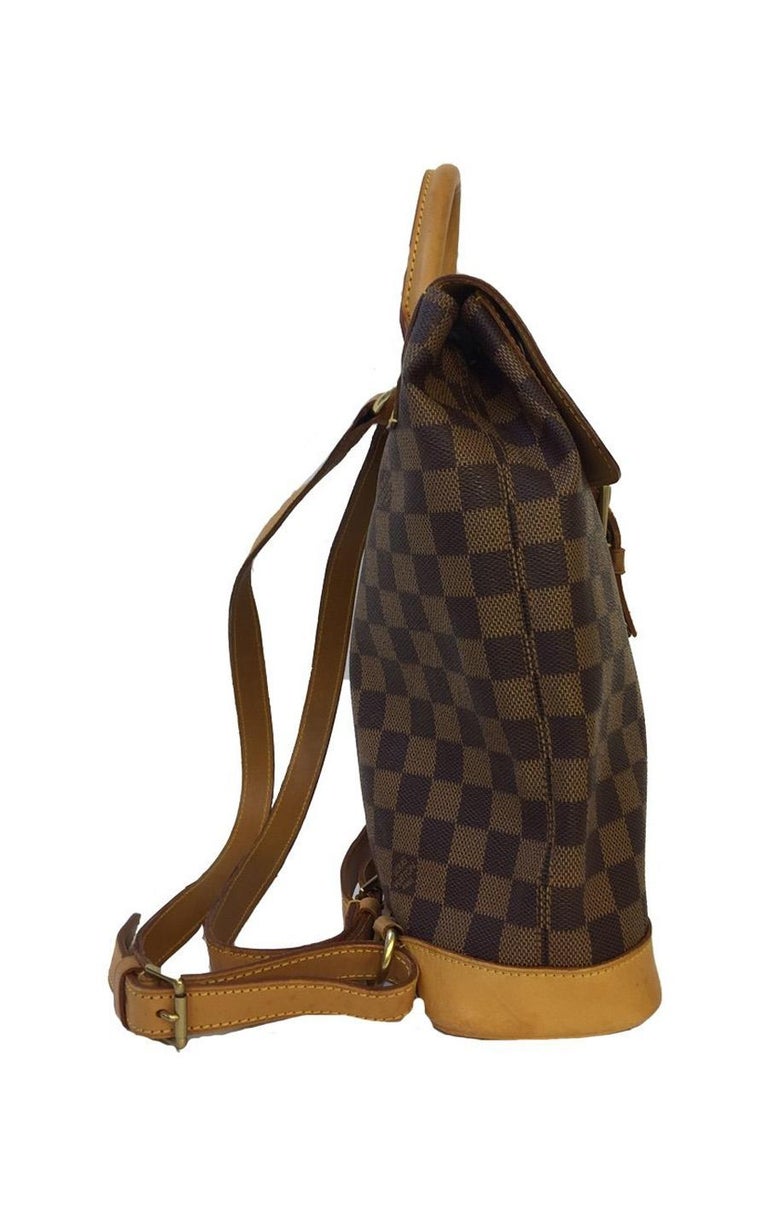 Vintage Louis Vuitton Soho Backpack in Damier Ebene (limited edition) at  1stDibs