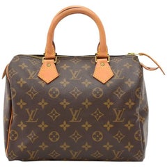 Vintage Louis Vuitton Speedy 25 Monogram Canvas City Hand Bag