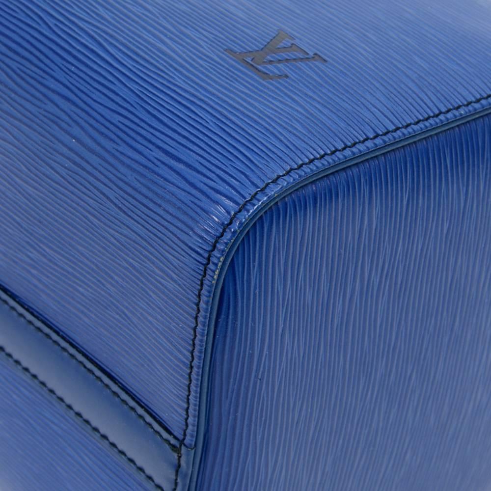 Louis Vuitton Vintage Speedy 30 Blue Epi Leather City Hand Bag  3