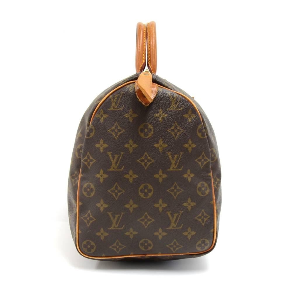 Black Louis Vuitton Vintage Speedy 40 Monogram Canvas Hand Bag 