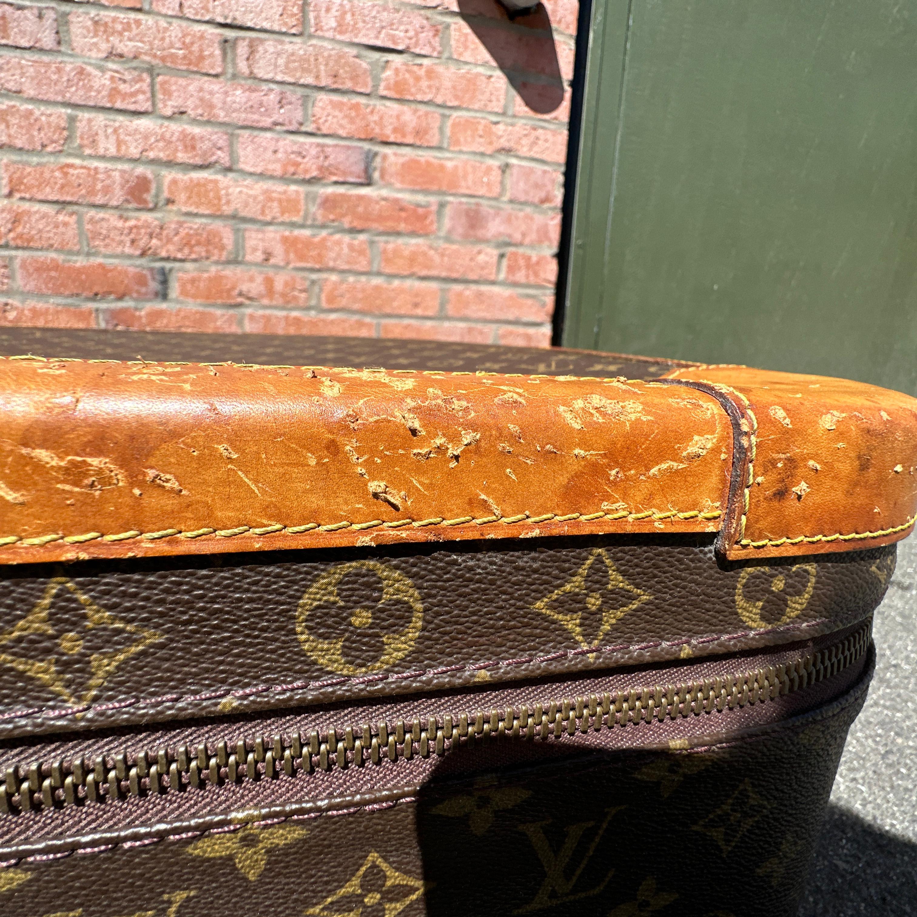 Vintage Louis Vuitton Stratos 70 Secret Lock Suitcase For Sale 5