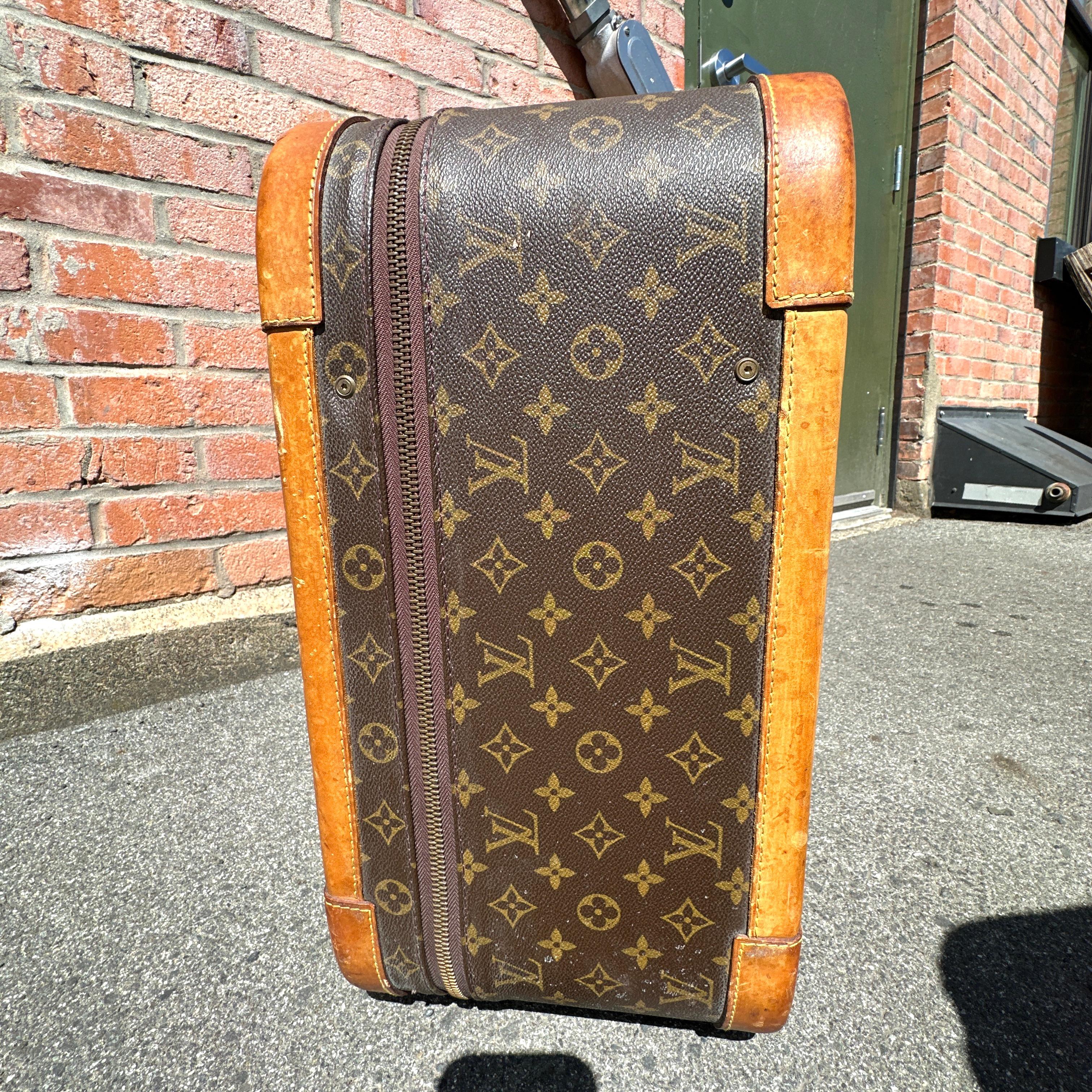 Vintage Louis Vuitton Stratos 70 Secret Lock Suitcase For Sale 6