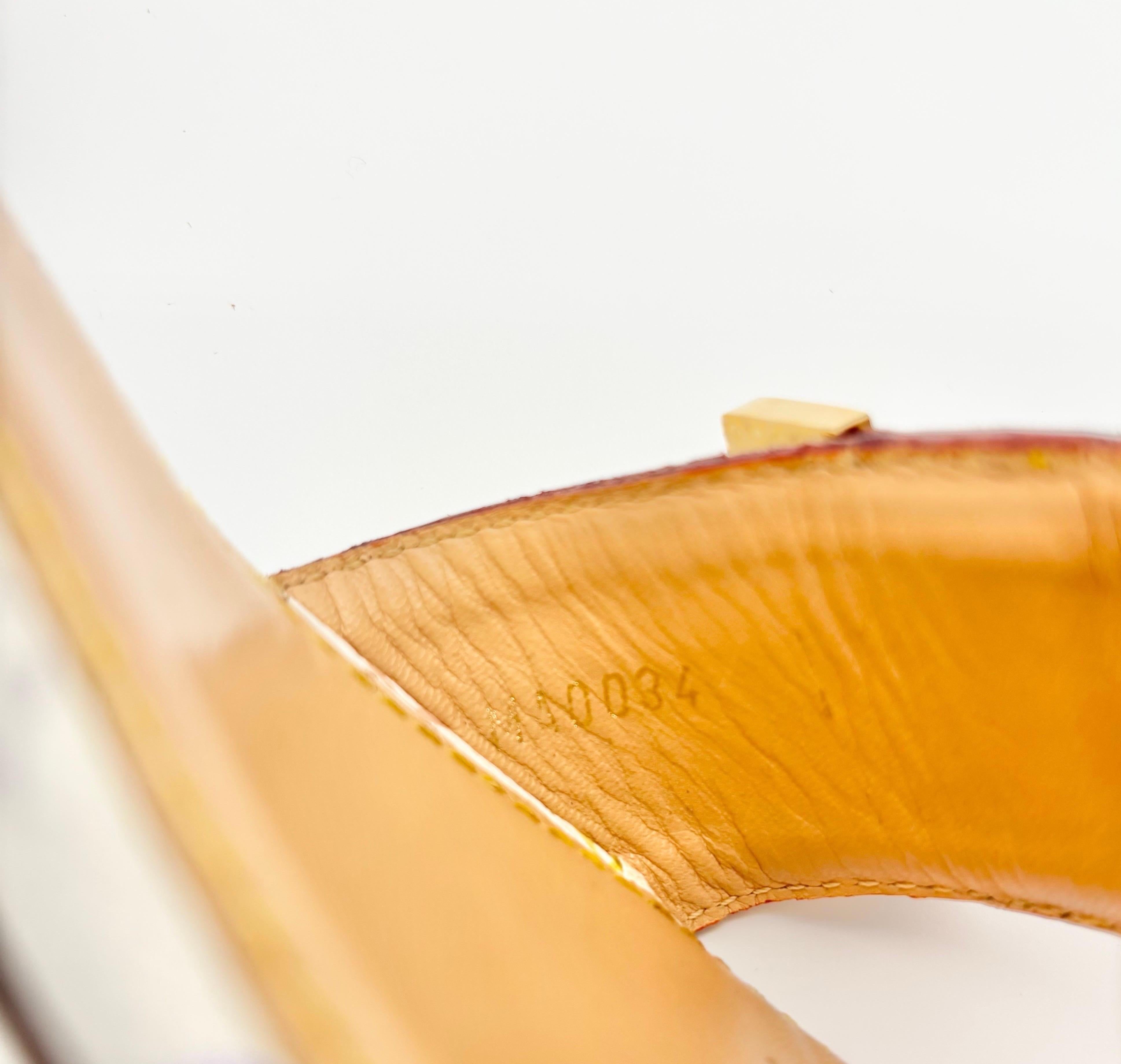 Vintage Louis Vuitton Takashi Murakami LV Monogram Kitten Heel Mules 39 3