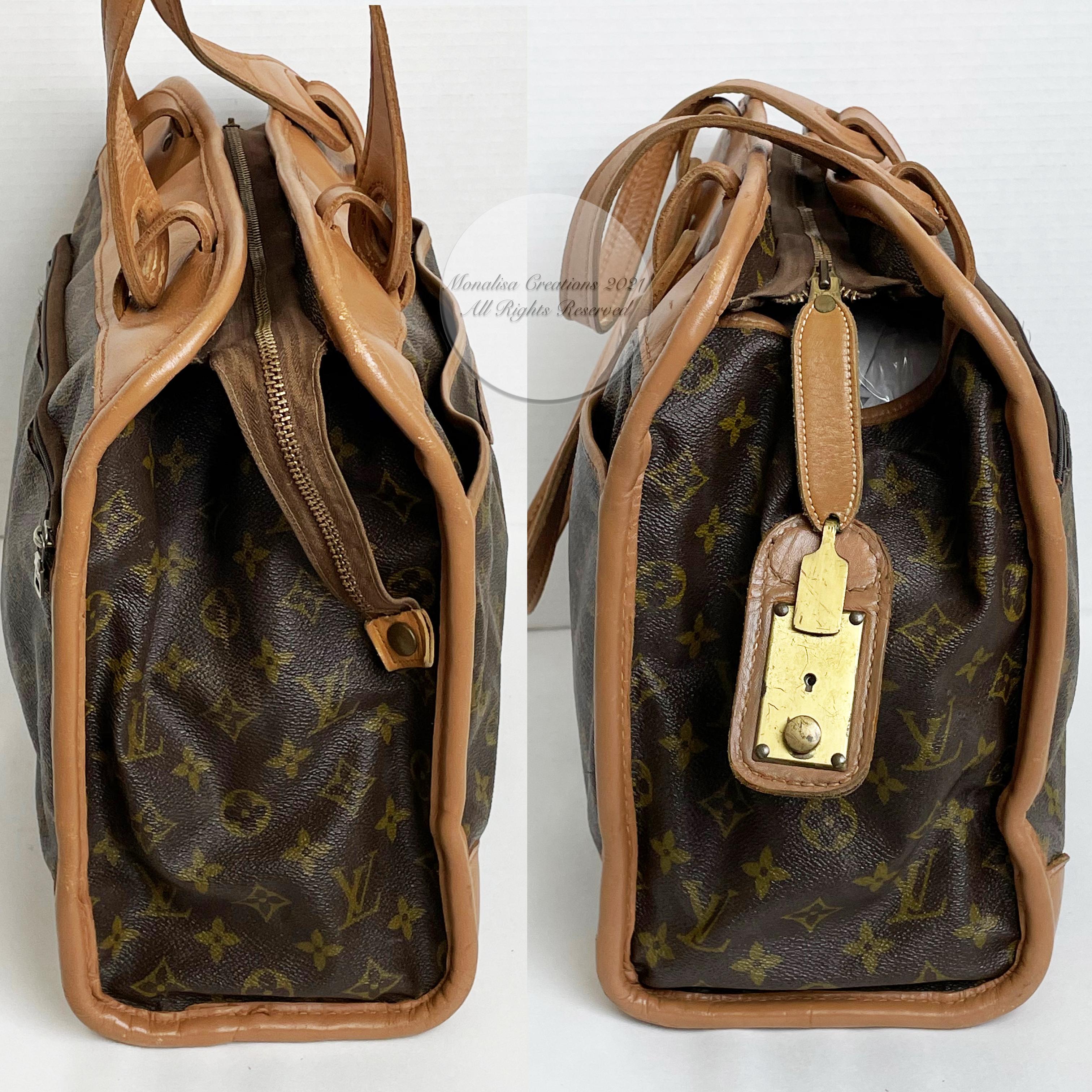 Vintage Louis Vuitton Tote Bag Travel Carry On Case French Luggage Co