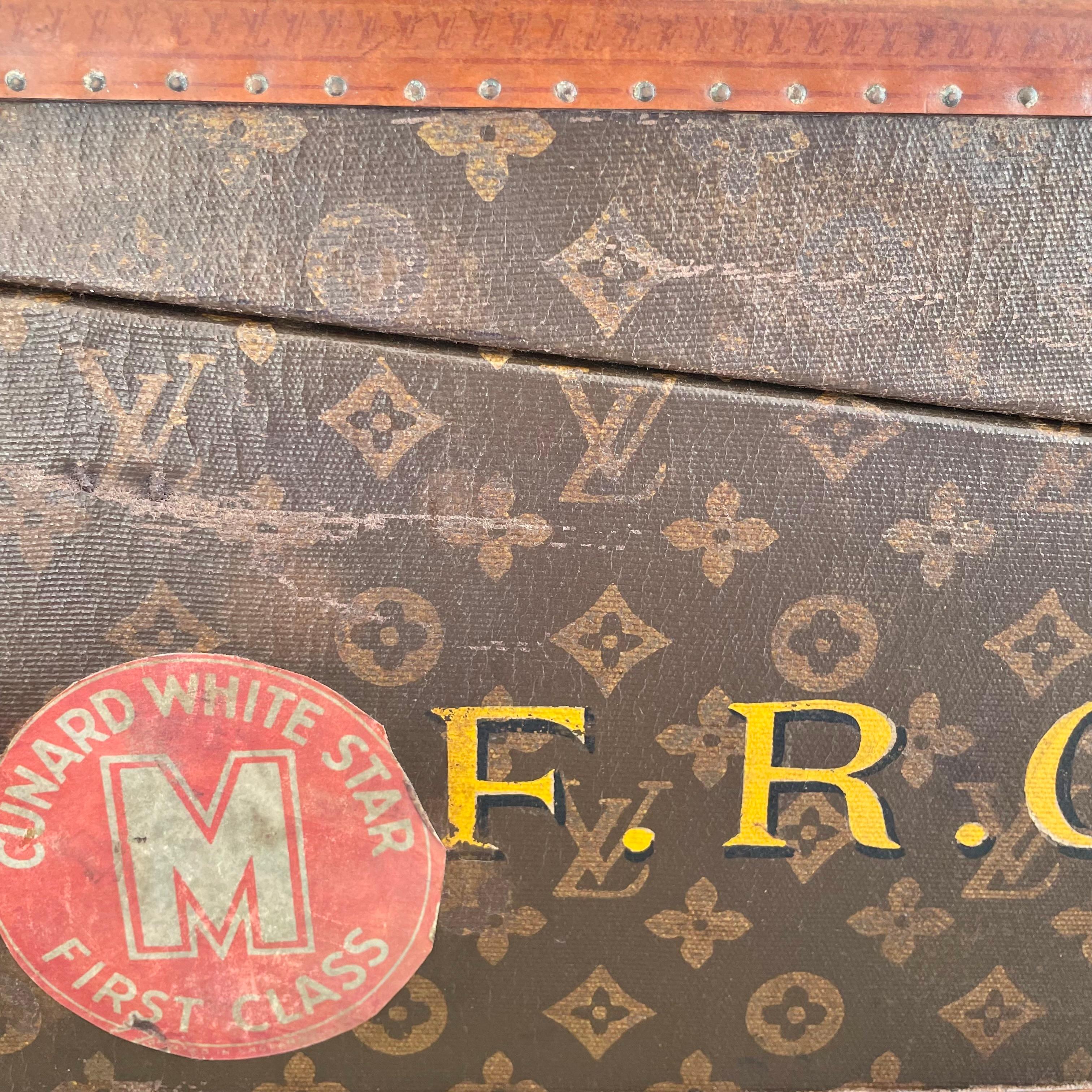 Vintage Louis Vuitton Trunk For Sale 13