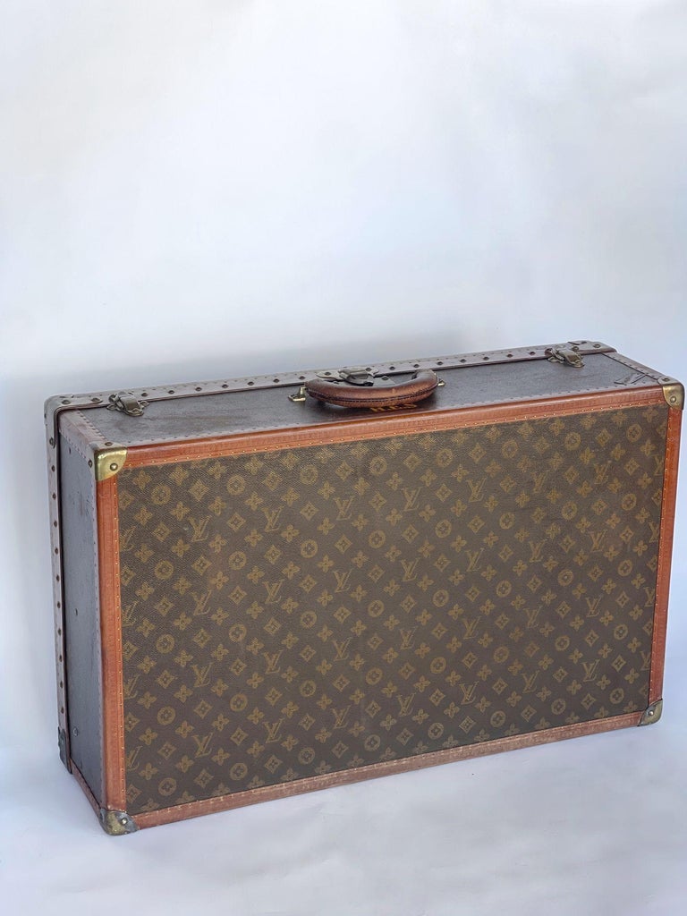 Trunks And Luggage, Louis Vuitton, Original Oil Painting, C. 1930s