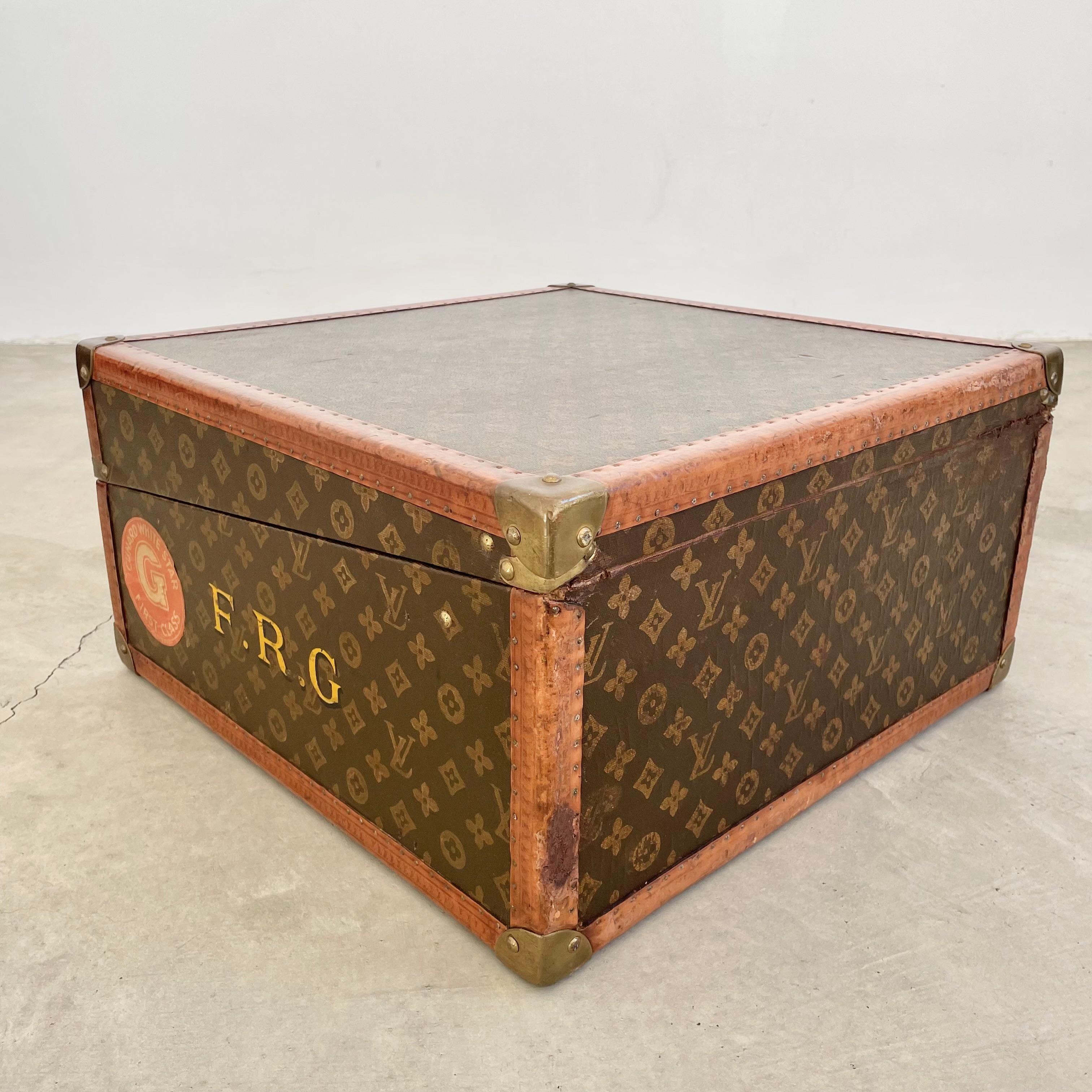 Vintage Louis Vuitton Trunk For Sale 2
