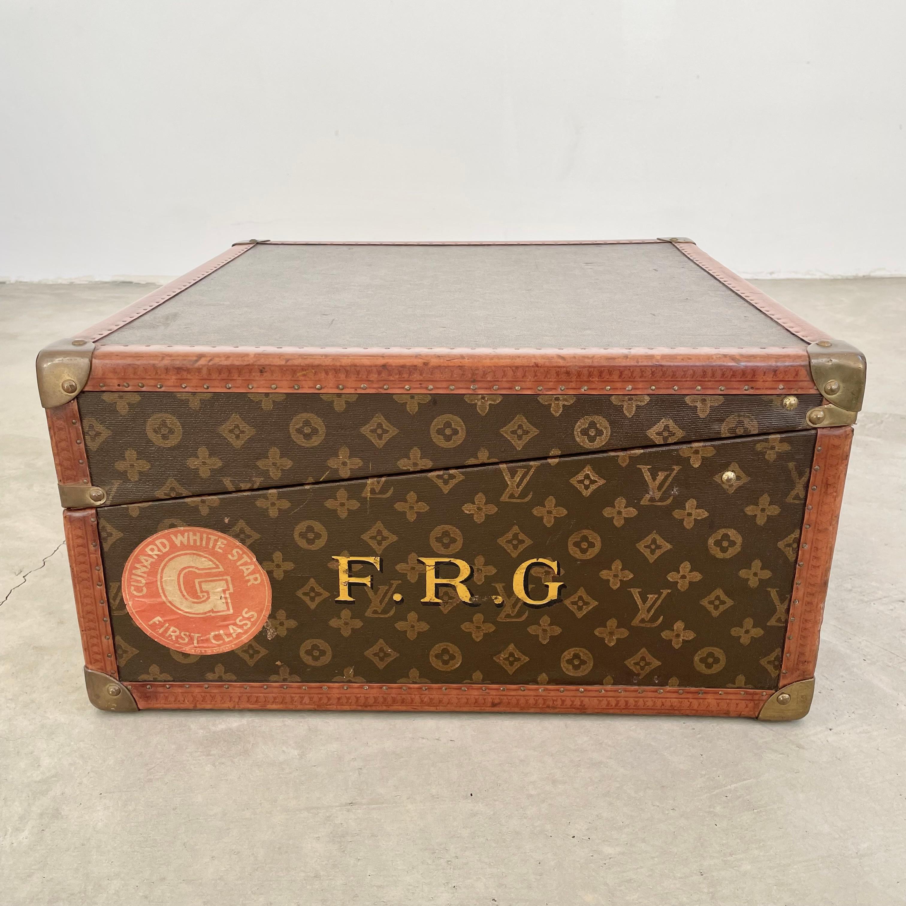 Vintage Louis Vuitton Trunk For Sale 3
