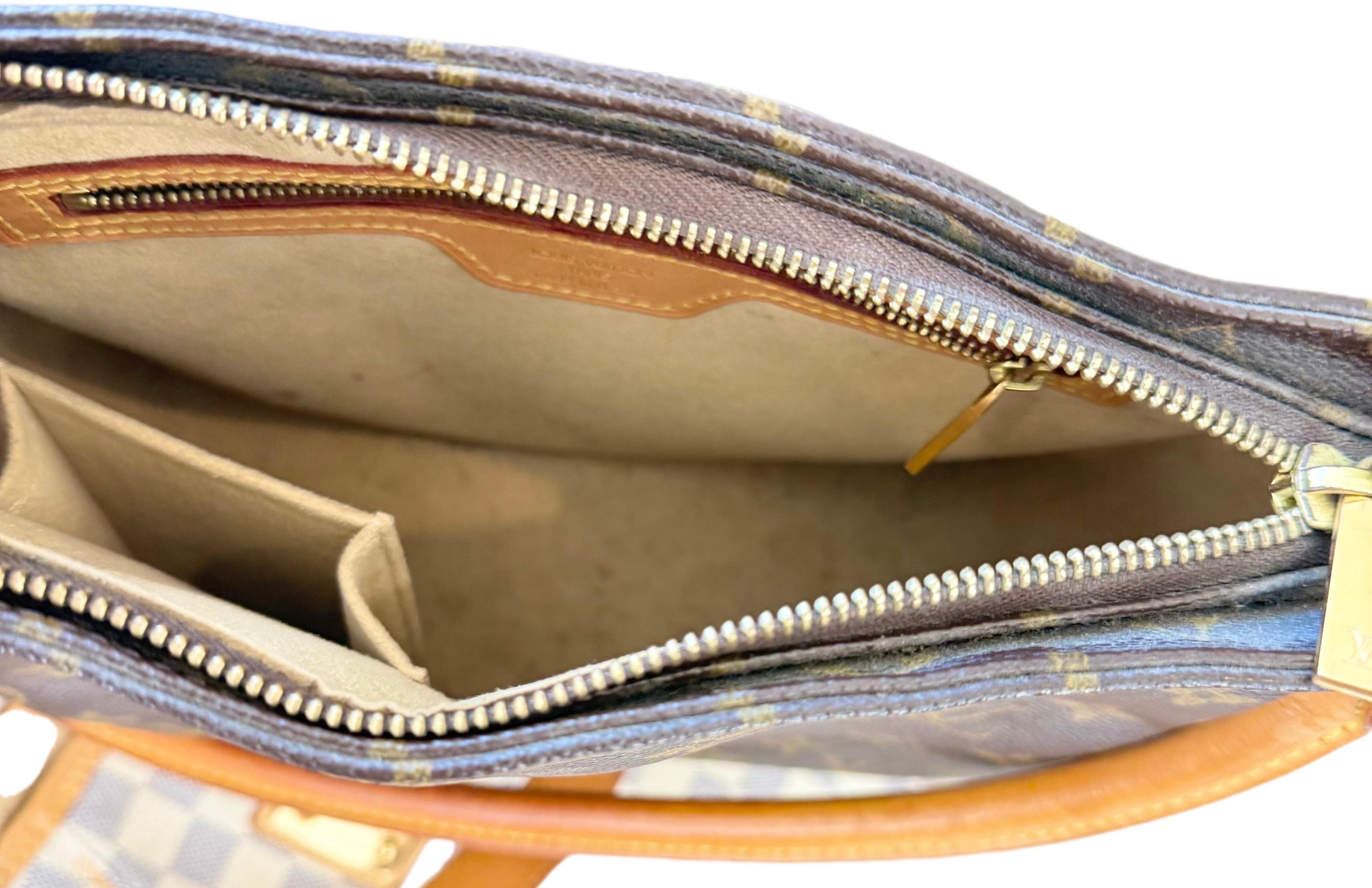 Vintage Louis Vuitton Y2K Monogram Canvas Looping PM Shoulder Bag Made in USA For Sale 1