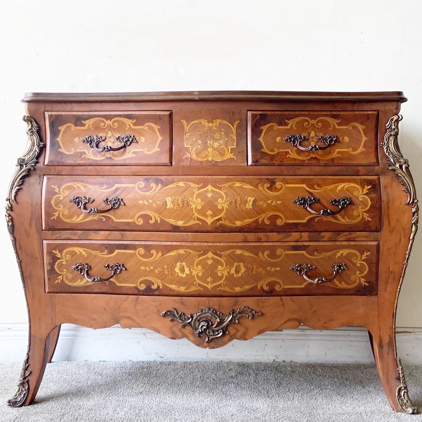 19th Century Vintage Louis XV Style Commode/Chest of Drawers