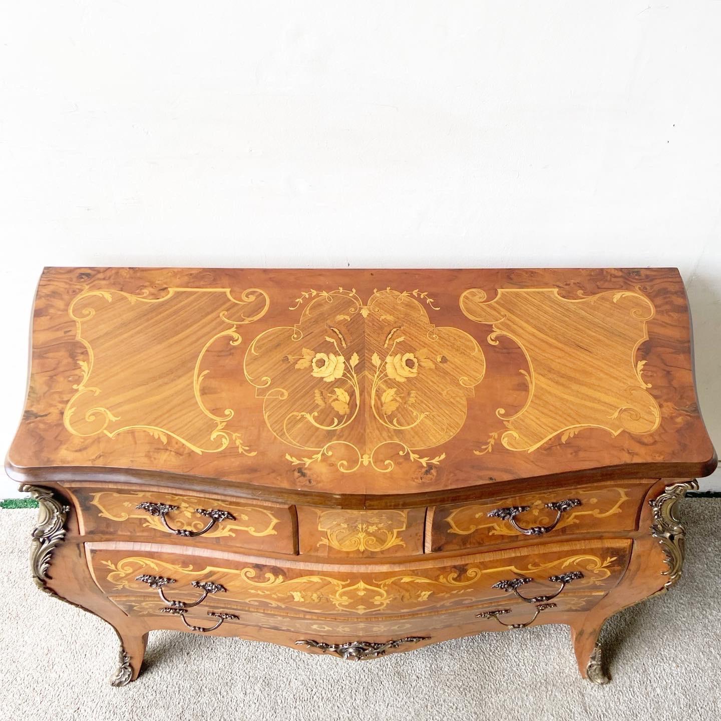 Vintage Louis XV Style Commode/Chest of Drawers 1