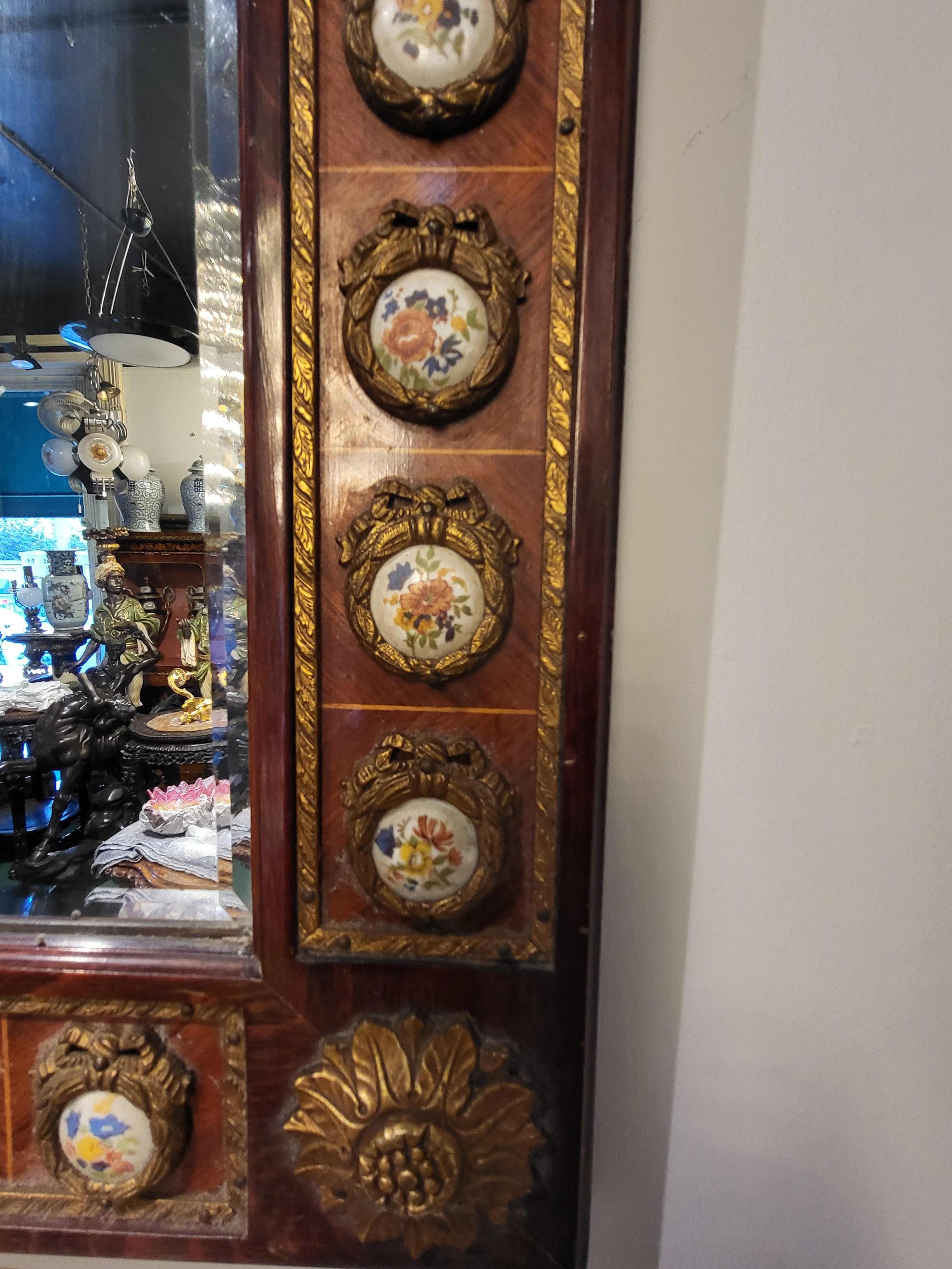 Francese Specchio d'epoca in stile Luigi Xv in vendita
