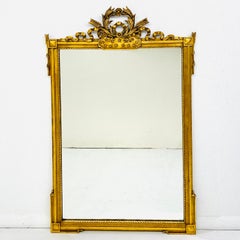 Vintage Louis XVI Style Giltwood Mirror