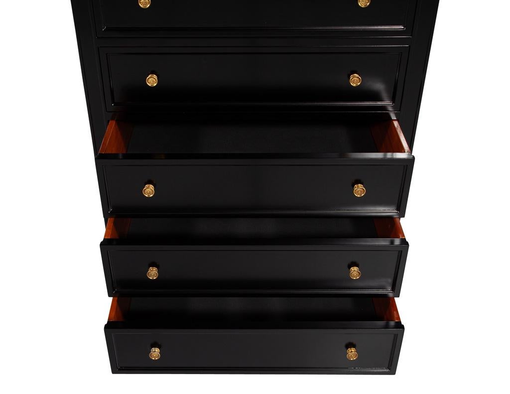 Vintage Louis XVI-Stil hohe Kommode Schubladen Dessous-Schmuck-Kommode im Angebot 4