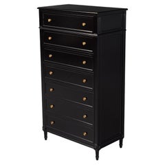 Vintage Louis XVI Style Tall Chest of Drawers Lingerie Jewelry Chest