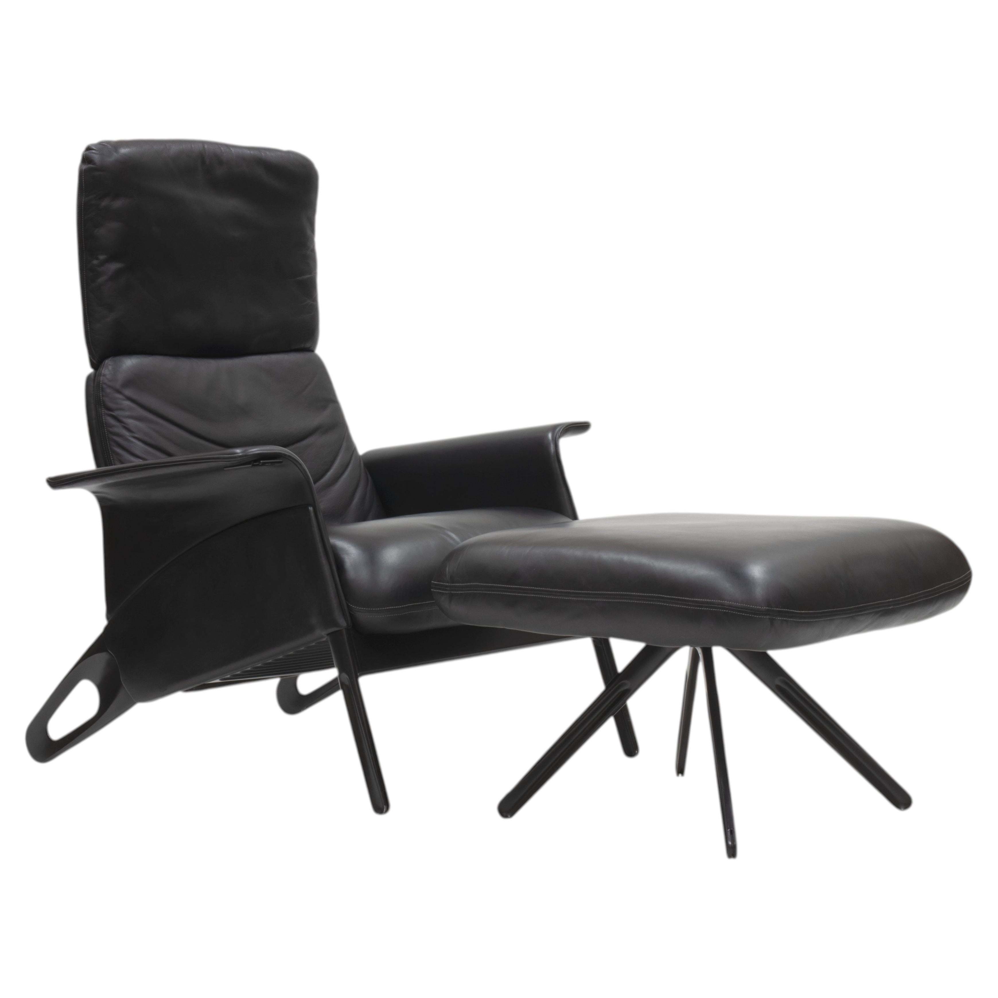 Vintage Lounge Chair and Ottoman by Geoff Hollington for Herman Miller