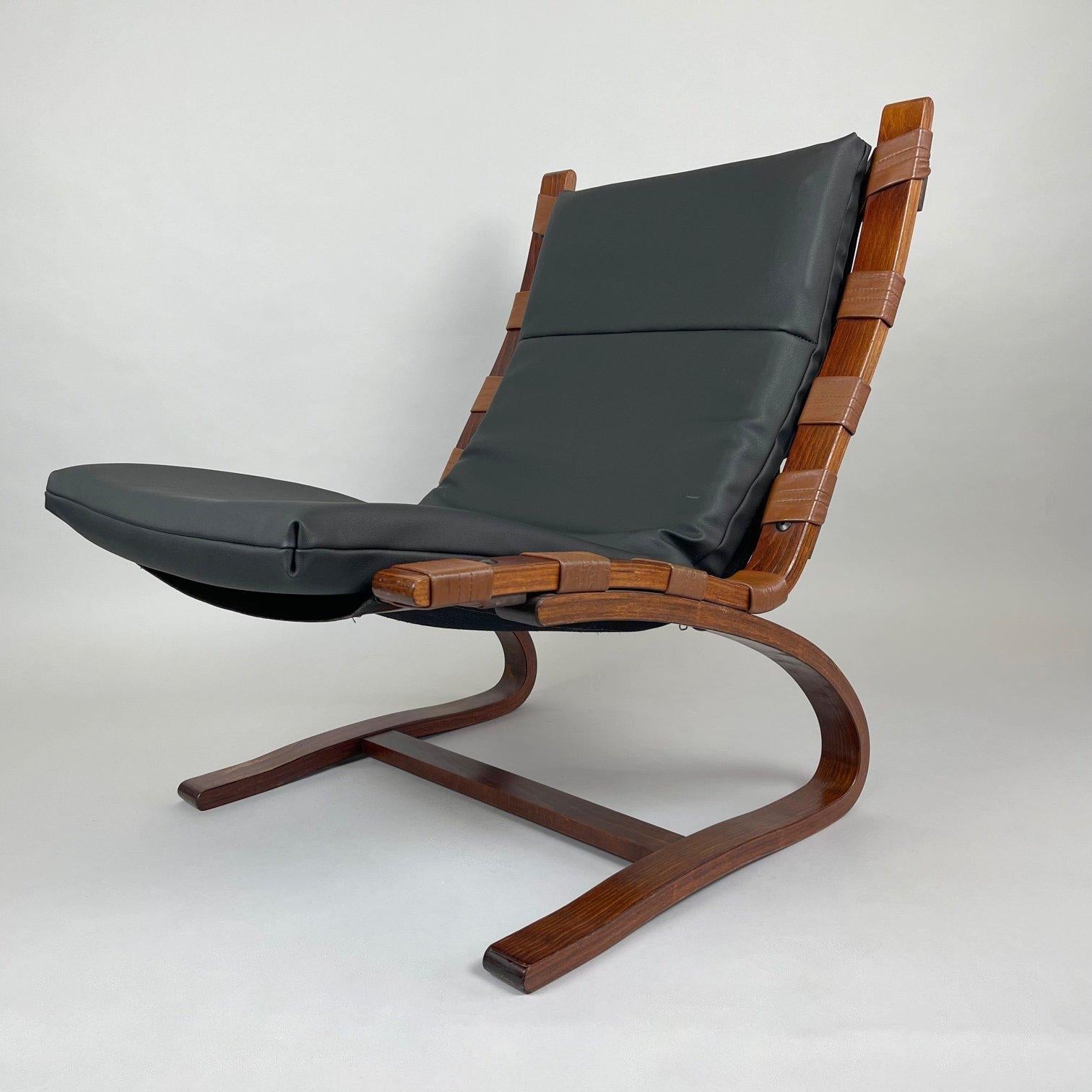 Norwegian Vintage Lounge Chair by Elsa Solheim, 1970's