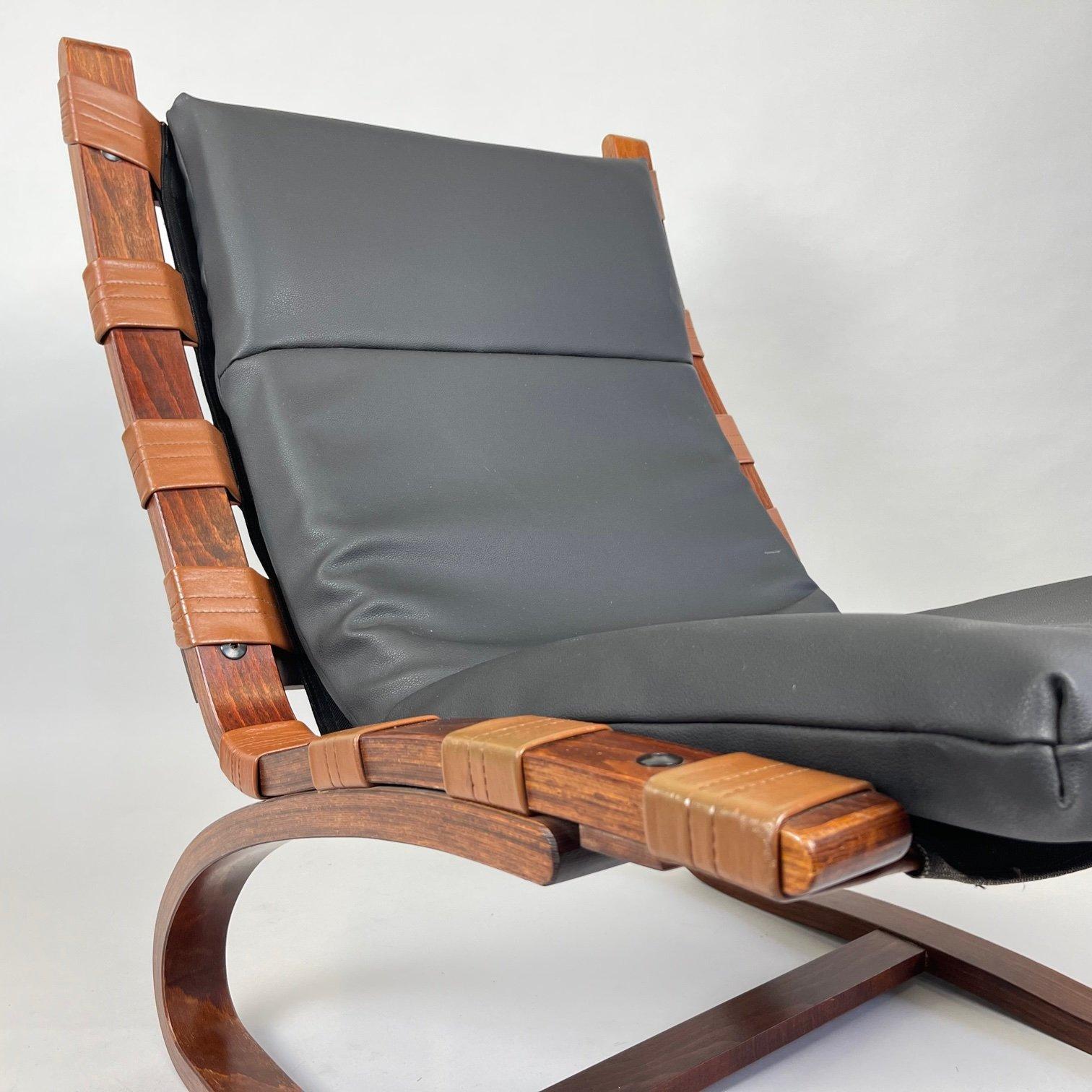 Vintage Lounge Chair by Elsa Solheim, 1970's 1