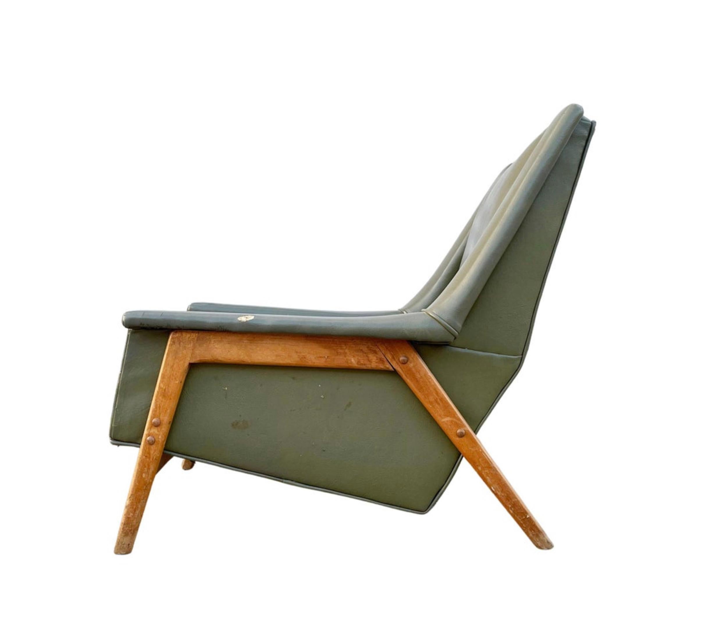 Mid-Century Modern Vintage Lounge Chair by Folke Ohlsson for Dux For Sale